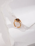 Ambre · Vintage Amber Light Gem Ring
