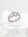 Magma · Liquid Lava Geometric Zircon Ring